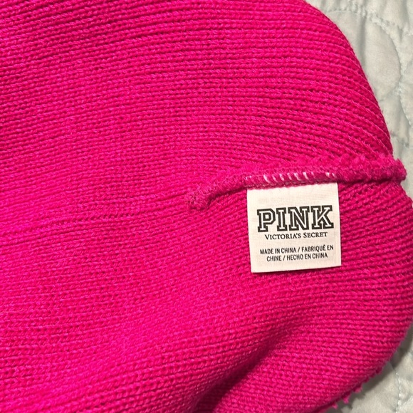 Hot pink PINK beanie - Picture 3 of 6